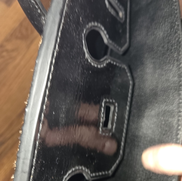 Mottini Leopard Print Leather Handbag - Picture 15 of 15